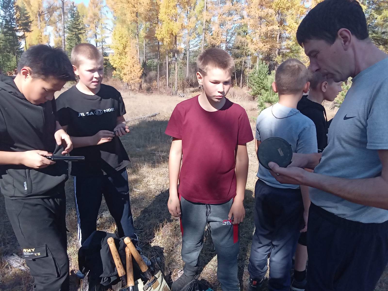 Занятия юнармейцев.